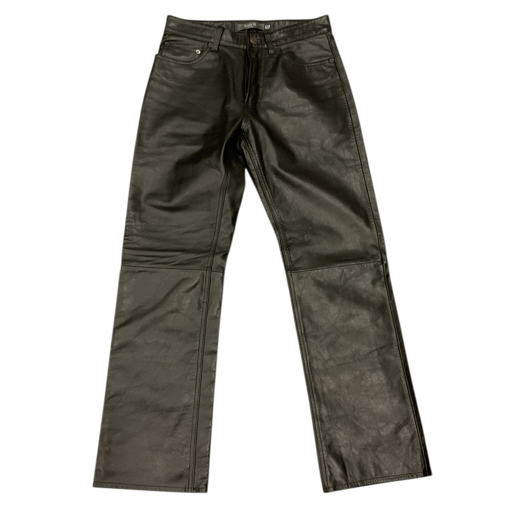 Gap Men’s Boot-Cut Leather Pants